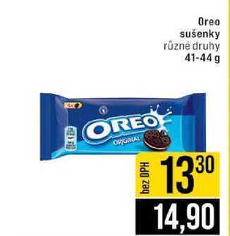 Oreo sušenky různé druhy 41-44 g