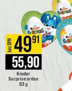 Kinder Surprise srdce 53 g 