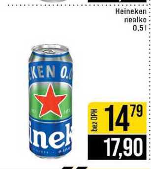 Heineken nealko 0,5l