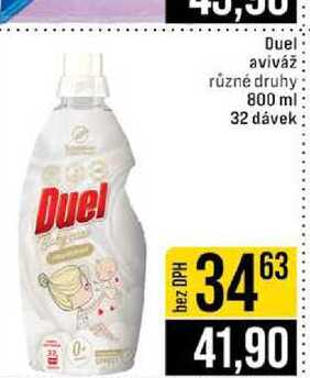 Duel aviváž různé druhy 800 ml 32 dávek 