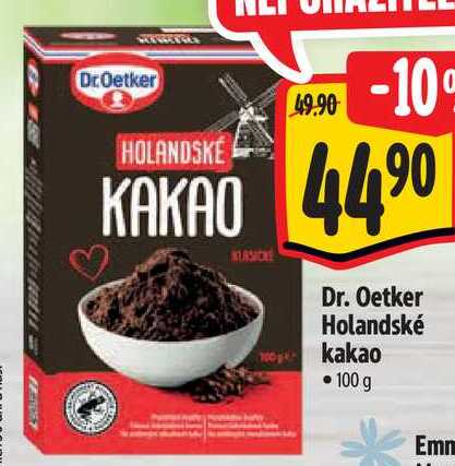 Dr. Oetker Holandské kakao, 100 g 