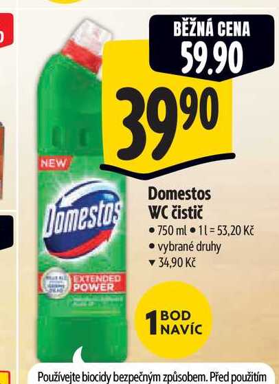  Domestos WC čistič 750 ml  
