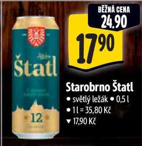 Starobrno Štatl, 0,5 l