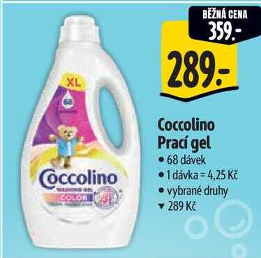 Coccolino Prací gel, 68 dávek 