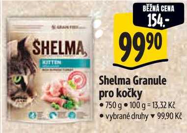 Shelma Granule pro kočky, 750 g