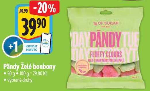 Pändy Želé bonbony, 50 g