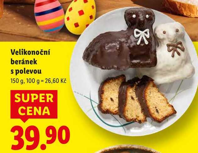Velikonoční beránek s polevou, 150 g