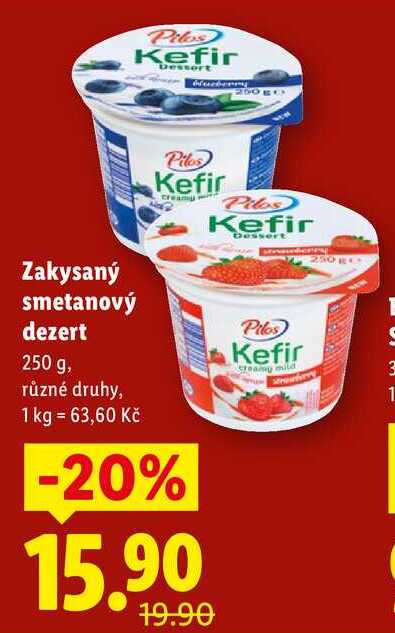 Zakysaný smetanový dezert, 250 g