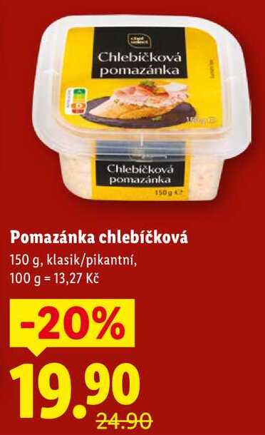 Pomazánka chlebíčková, 150 g
