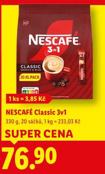 NESCAFÉ Classic 3v1, 330 g