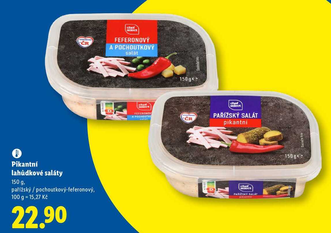 Pikantní lahůdkové saláty, 150 g