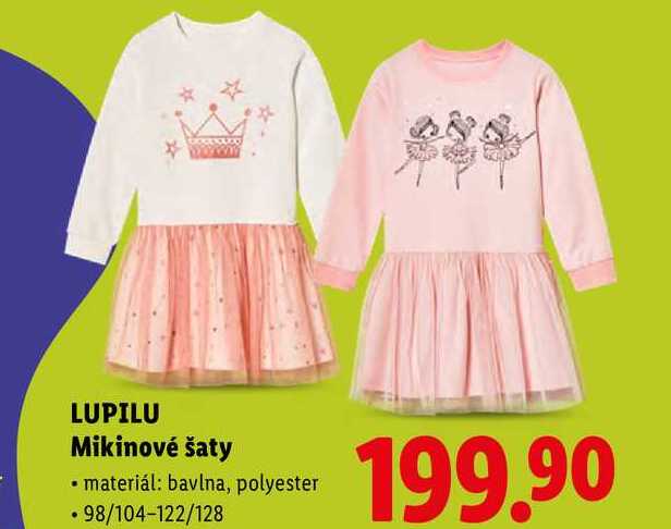LUPILU Mikinové šaty 