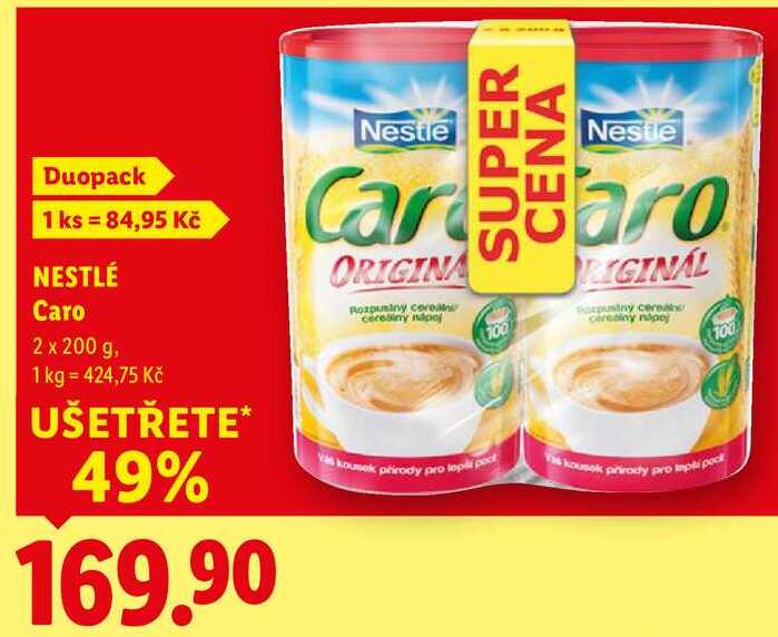 NESTLÉ Caro, 2x 200 g