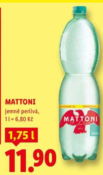 MATTONI, 1,75 l