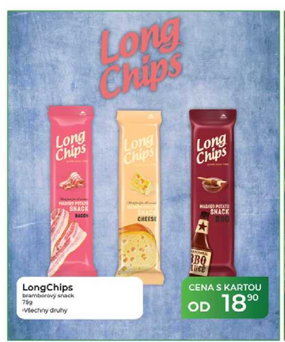 LongChips bramborový snack 75g