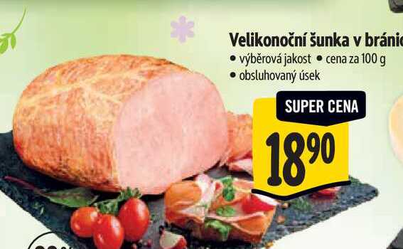 Velikonoční šunka v bránici 100 g