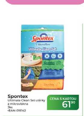 Spontex Ultimate Clean Set utěrky z mikrovlákna 3ks