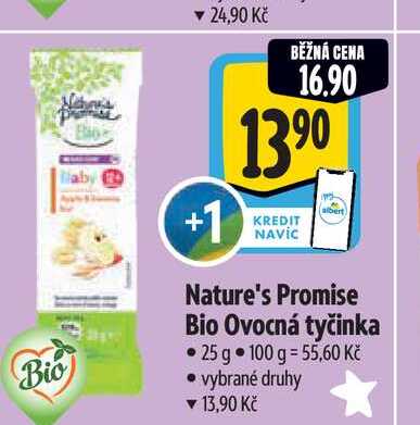 Nature's Promise Bio Ovocná tyčinka  25 g 
