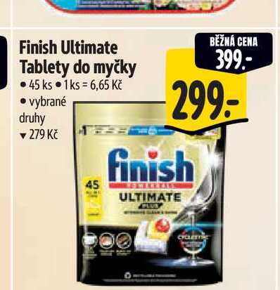 Finish Ultimate Tablety do myčky  45 ks 