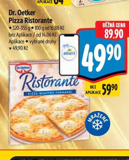   Dr. Oetker Pizza Ristorante 320-355 g  