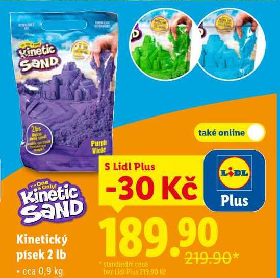 Kinetický písek 2 lb