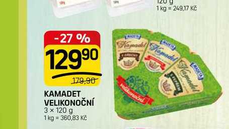 KAMADET VELIKONOČNÍ 3 x 120 g 