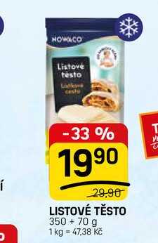 LISTOVÉ TĚSTO 350g