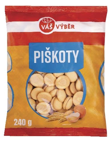VÁŠ VÝBĚR Piškoty, 240 g
