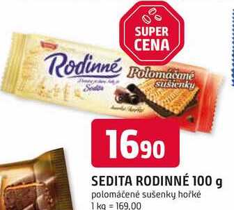 Sedita Rodinné 100g, vybrané druhy