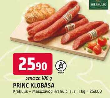 PRINC KLOBÁSA 100g