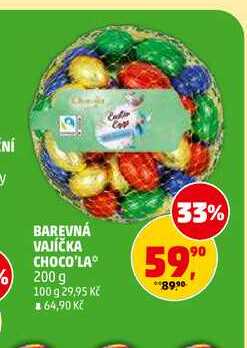 BAREVNÁ VAJÍČKA CHOCO'LA, 200 g