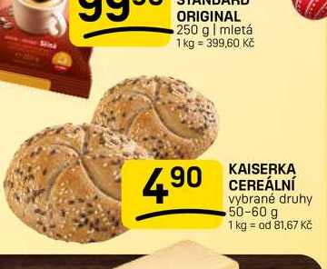KAISERKA CEREÁLNÍ vybrané druhy 50-60 g 
