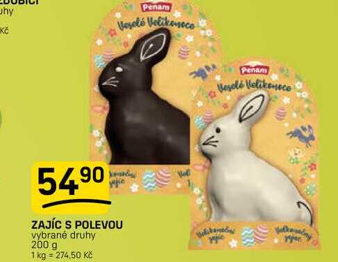 ZAJÍC S POLEVOU vybrané druhy 200 g