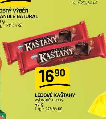 LEDOVÉ KAŠTANY vybrané druhy 45 g 