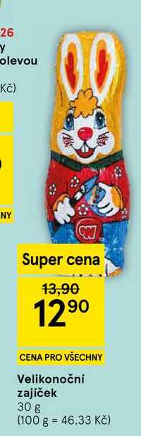 Velikonoční zajíček, 30 g  