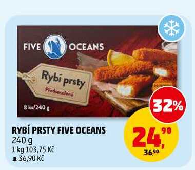 RYBÍ PRSTY FIVE OCEANS, 240 g