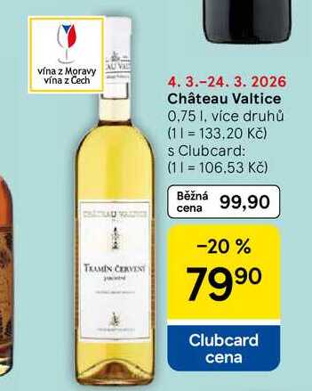 Château Valtice, 0.75 l, více druhů 