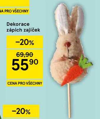 Dekorace zápich zajíček