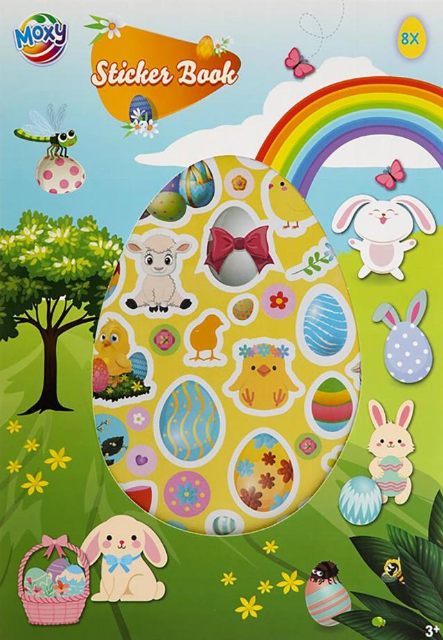 Velikonoční kniha samolepek 8 listů