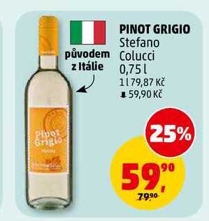 PINOT GRIGIO, 0,75 l