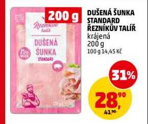 DUŠENÁ ŠUNKA ŘEZNÍKŮV TALÍŘ, 200 g
