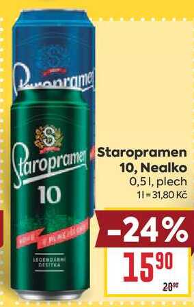 Staropramen 10 0,51, plech 