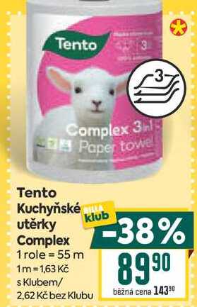 Tento Kuchyňské utěrky Complex 1 role 