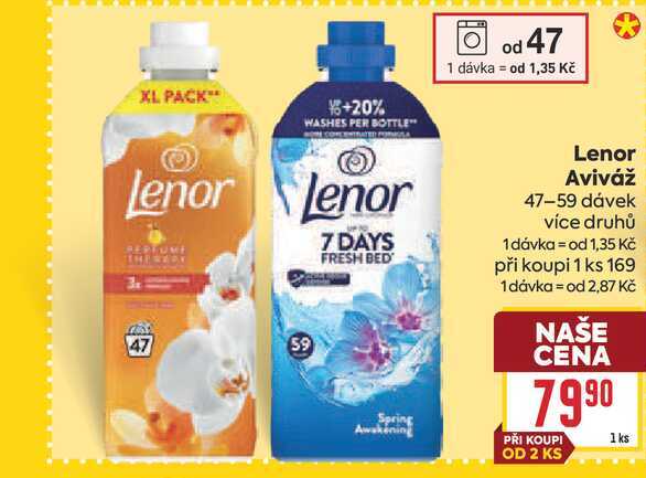 Lenor Aviváž 47-59 dávek 