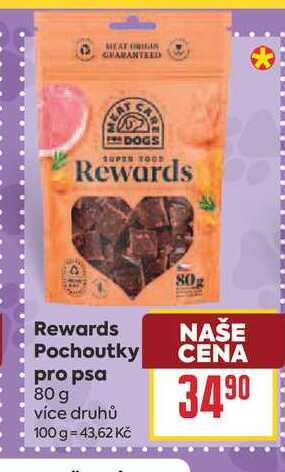 Rewards Pochoutky pro psa 80 g 