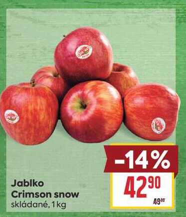 Jablko Crimson snow skládané, 1 kg 