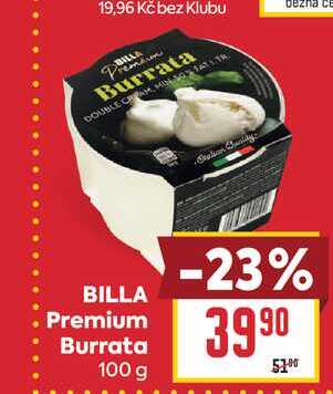 BILLA Premium Burrata 100g