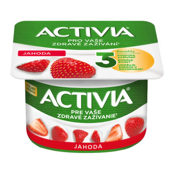 Activia Probiotický jogurt jahodový