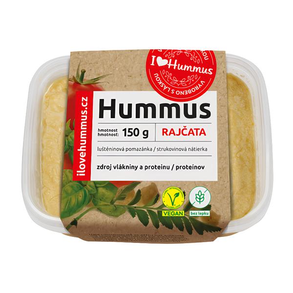 I love hummus Rajčata