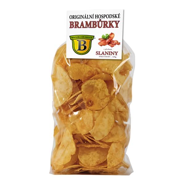 Originální hospodské brambůrky slanina